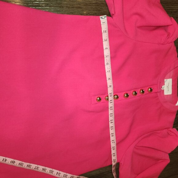 Tuckernuck Pomander Place Cerise Pink Samantha Mini Dress NWT Large - Picture 8 of 9